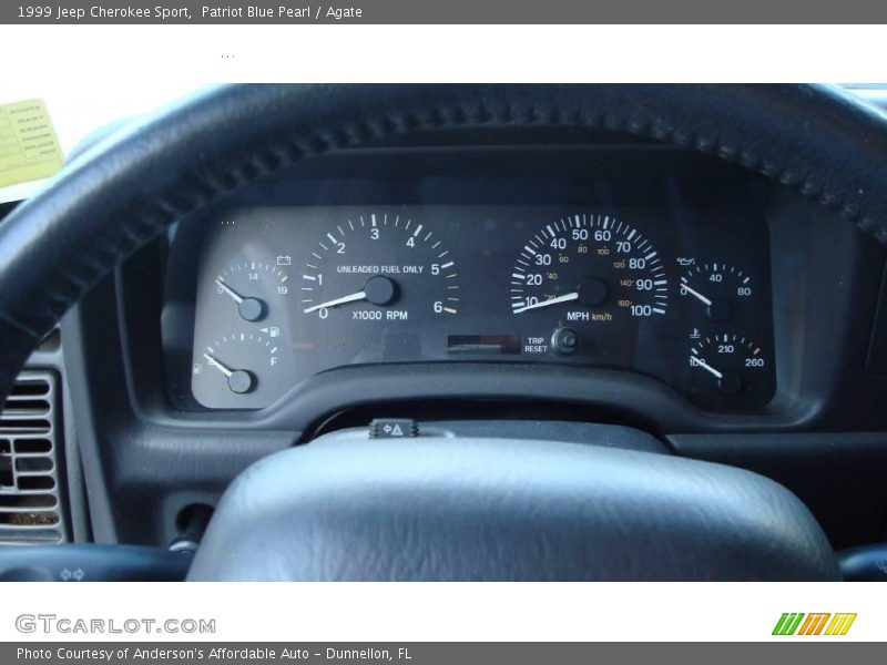 Patriot Blue Pearl / Agate 1999 Jeep Cherokee Sport