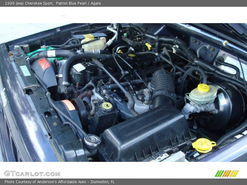 Patriot Blue Pearl / Agate 1999 Jeep Cherokee Sport