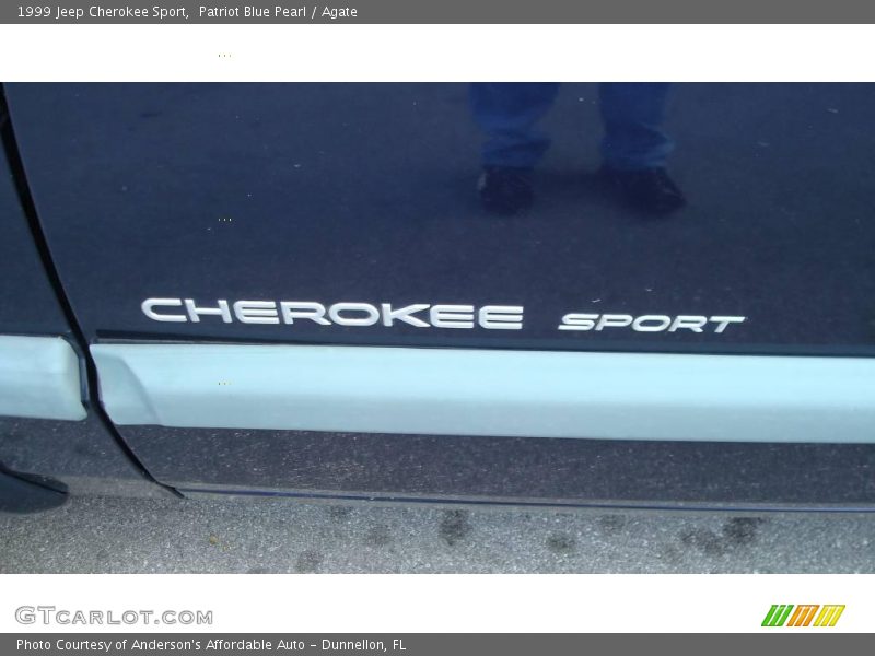 Patriot Blue Pearl / Agate 1999 Jeep Cherokee Sport