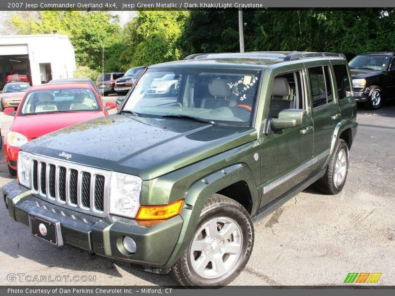 Jeep Green Metallic / Dark Khaki/Light Graystone 2007 Jeep Commander Overland 4x4