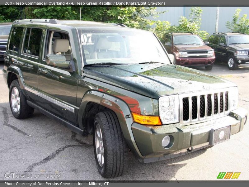 Jeep Green Metallic / Dark Khaki/Light Graystone 2007 Jeep Commander Overland 4x4