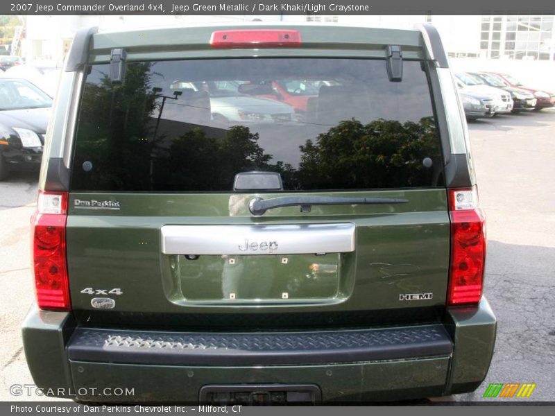 Jeep Green Metallic / Dark Khaki/Light Graystone 2007 Jeep Commander Overland 4x4