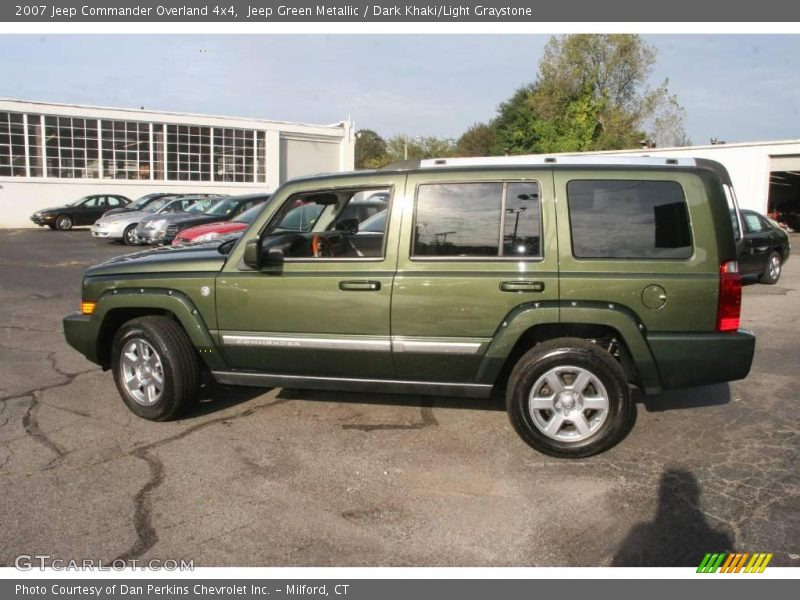 Jeep Green Metallic / Dark Khaki/Light Graystone 2007 Jeep Commander Overland 4x4
