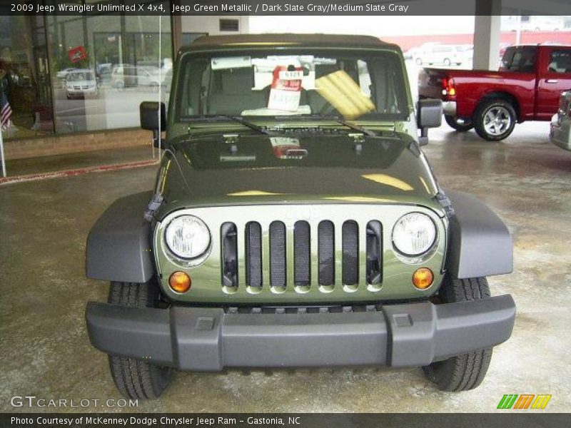 Jeep Green Metallic / Dark Slate Gray/Medium Slate Gray 2009 Jeep Wrangler Unlimited X 4x4