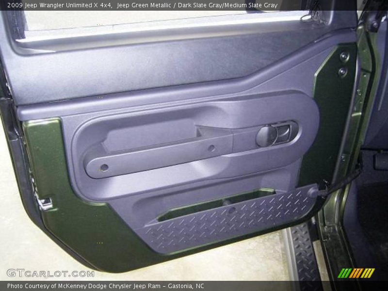 Jeep Green Metallic / Dark Slate Gray/Medium Slate Gray 2009 Jeep Wrangler Unlimited X 4x4