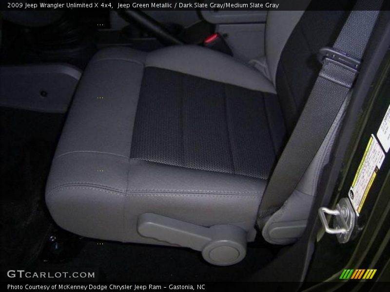 Jeep Green Metallic / Dark Slate Gray/Medium Slate Gray 2009 Jeep Wrangler Unlimited X 4x4