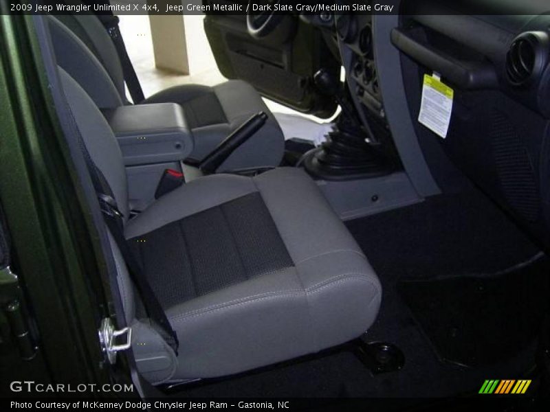 Jeep Green Metallic / Dark Slate Gray/Medium Slate Gray 2009 Jeep Wrangler Unlimited X 4x4