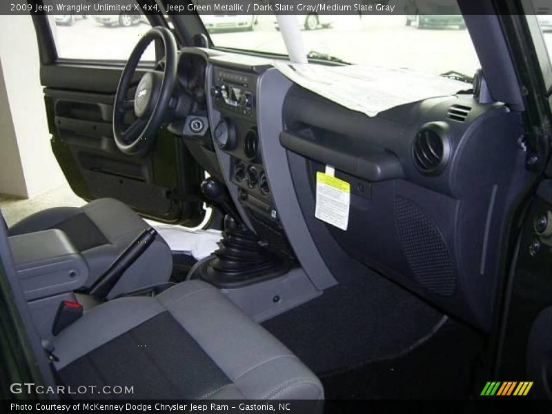Jeep Green Metallic / Dark Slate Gray/Medium Slate Gray 2009 Jeep Wrangler Unlimited X 4x4