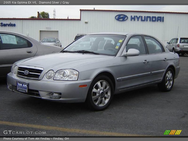 Diamond Silver / Gray 2005 Kia Optima EX V6