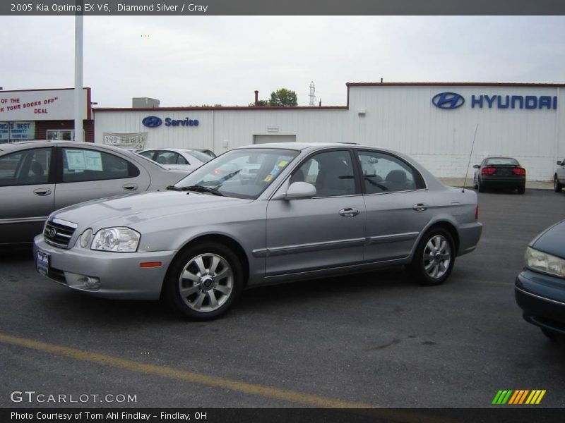 Diamond Silver / Gray 2005 Kia Optima EX V6