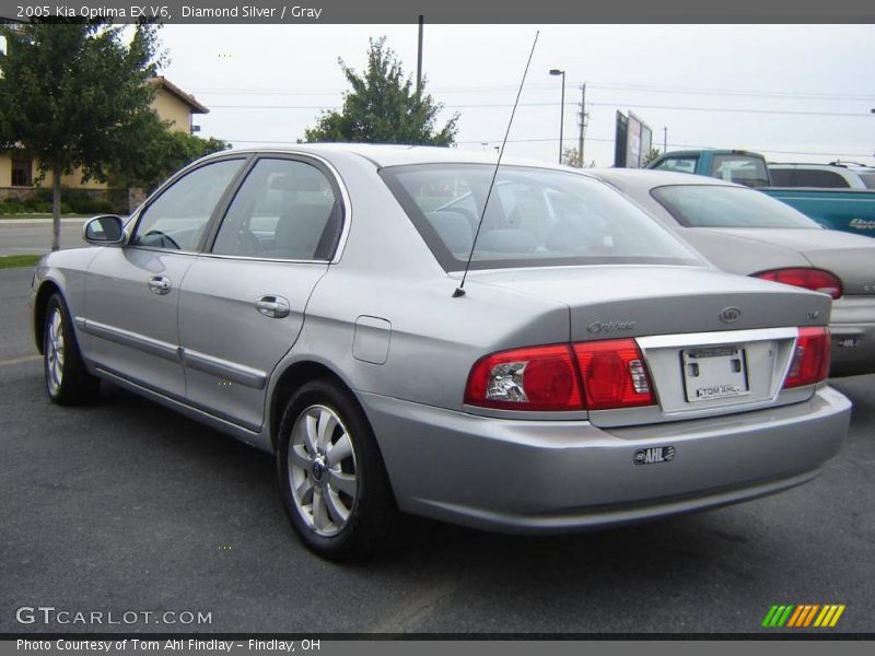 Diamond Silver / Gray 2005 Kia Optima EX V6