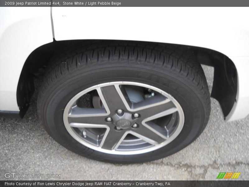 Stone White / Light Pebble Beige 2009 Jeep Patriot Limited 4x4