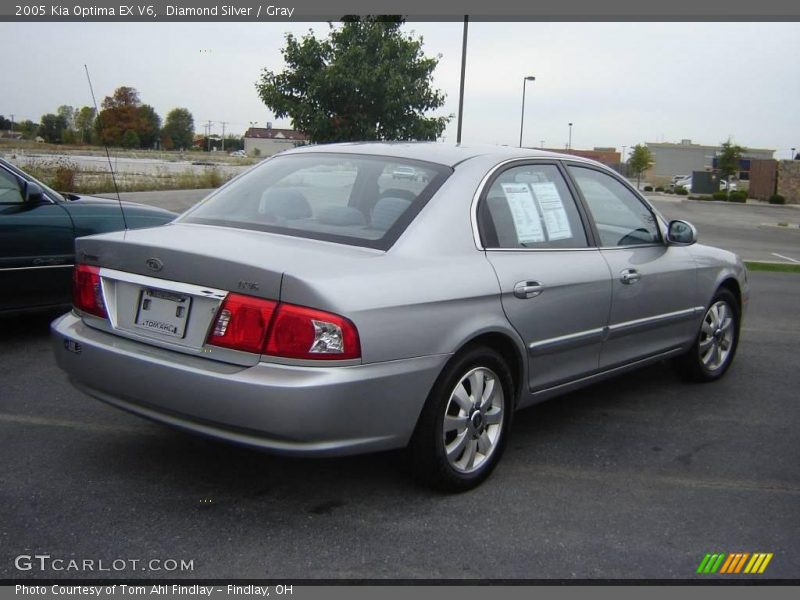 Diamond Silver / Gray 2005 Kia Optima EX V6