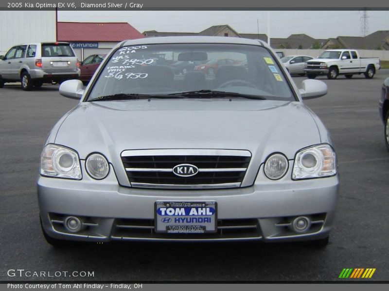 Diamond Silver / Gray 2005 Kia Optima EX V6