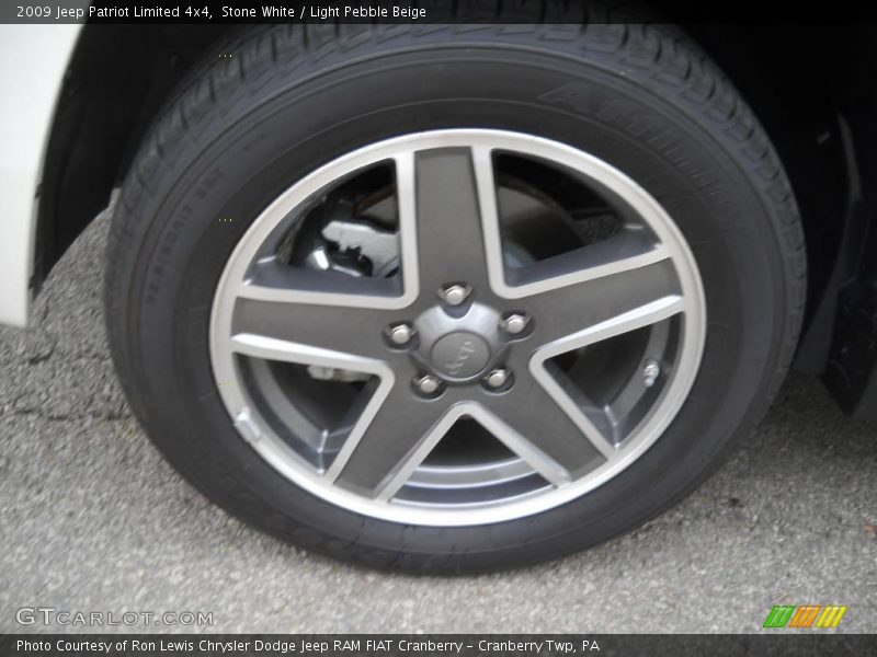 Stone White / Light Pebble Beige 2009 Jeep Patriot Limited 4x4