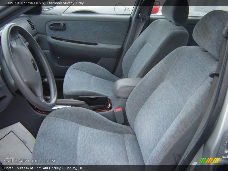 Diamond Silver / Gray 2005 Kia Optima EX V6