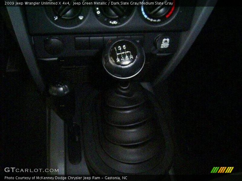 Jeep Green Metallic / Dark Slate Gray/Medium Slate Gray 2009 Jeep Wrangler Unlimited X 4x4
