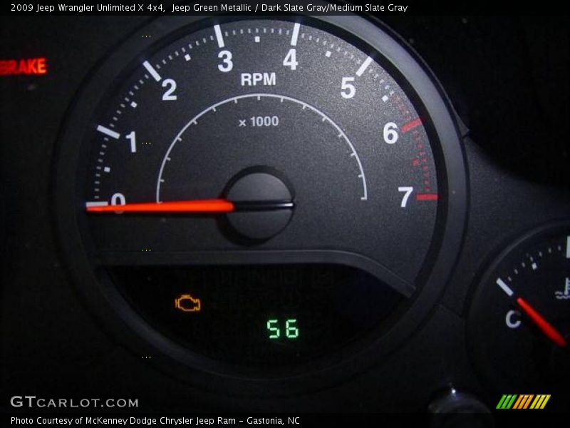 Jeep Green Metallic / Dark Slate Gray/Medium Slate Gray 2009 Jeep Wrangler Unlimited X 4x4