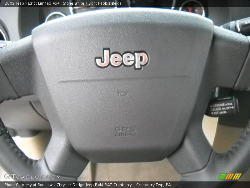 Stone White / Light Pebble Beige 2009 Jeep Patriot Limited 4x4