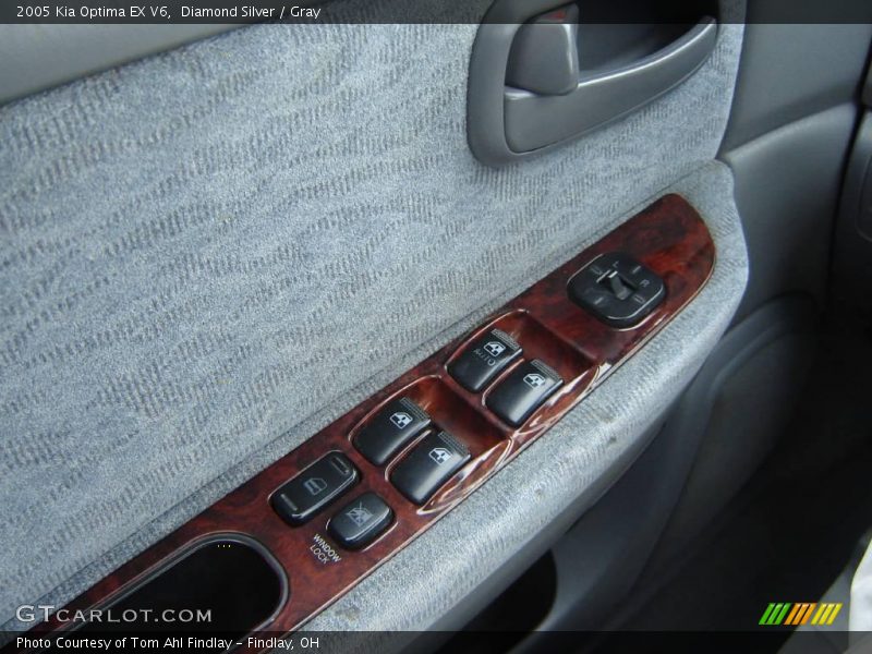 Diamond Silver / Gray 2005 Kia Optima EX V6