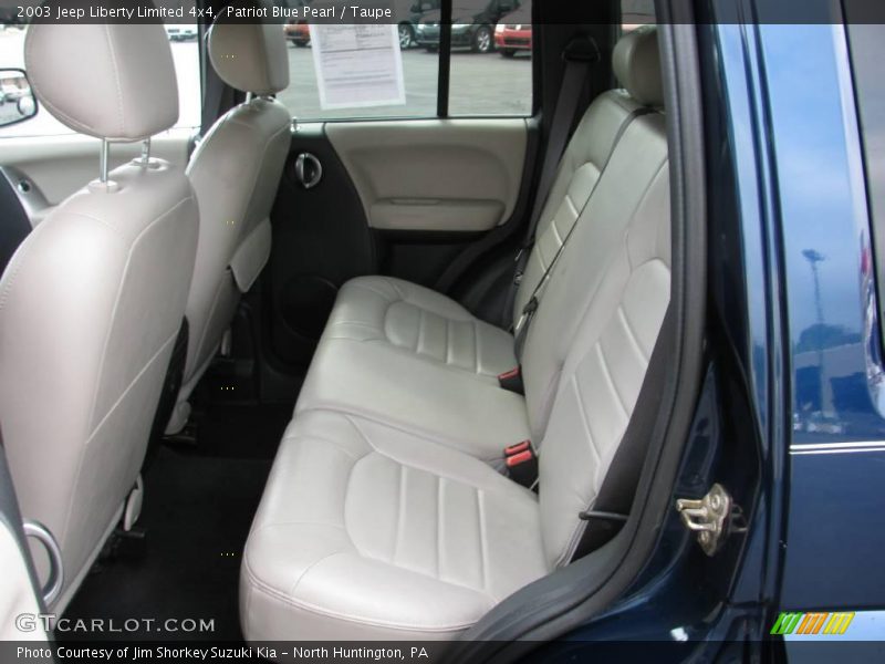 Patriot Blue Pearl / Taupe 2003 Jeep Liberty Limited 4x4