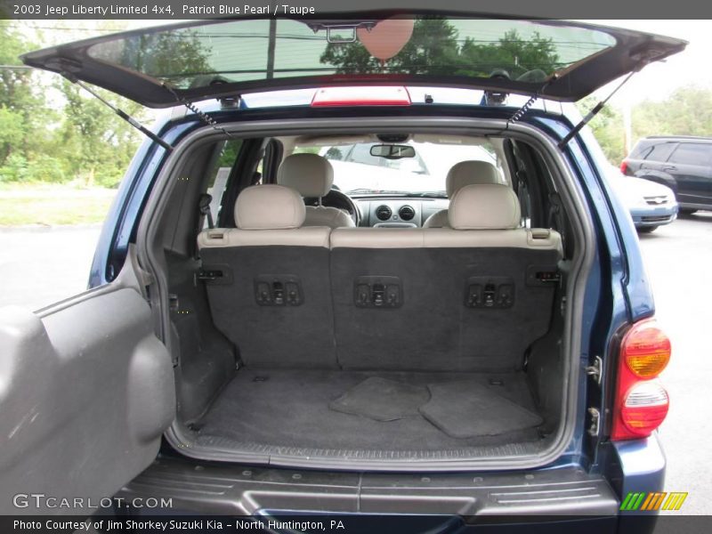 Patriot Blue Pearl / Taupe 2003 Jeep Liberty Limited 4x4