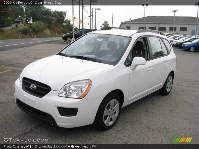 Clear White / Gray 2009 Kia Rondo LX