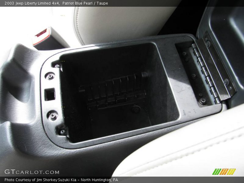 Patriot Blue Pearl / Taupe 2003 Jeep Liberty Limited 4x4