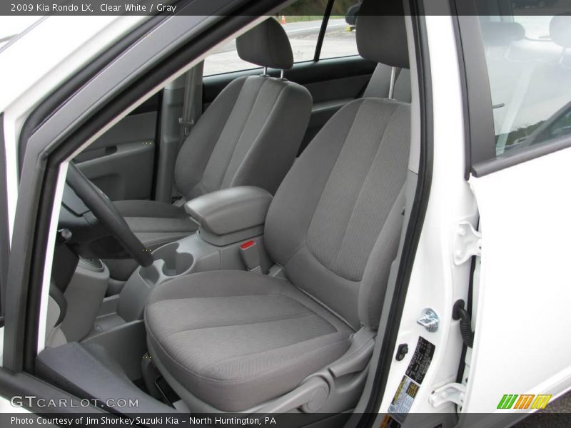 Clear White / Gray 2009 Kia Rondo LX