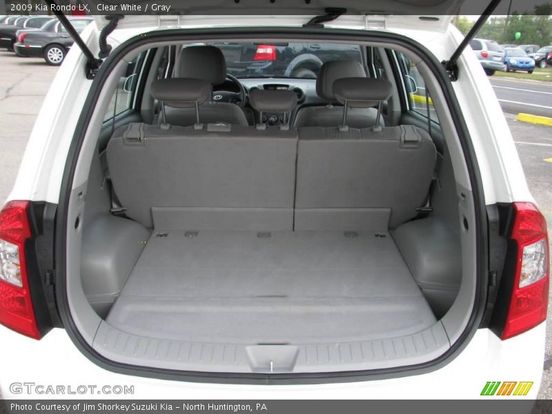 Clear White / Gray 2009 Kia Rondo LX