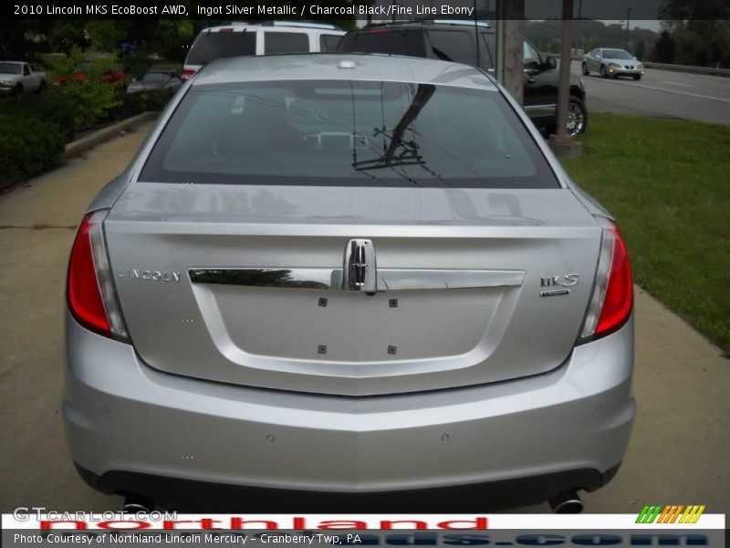 Ingot Silver Metallic / Charcoal Black/Fine Line Ebony 2010 Lincoln MKS EcoBoost AWD