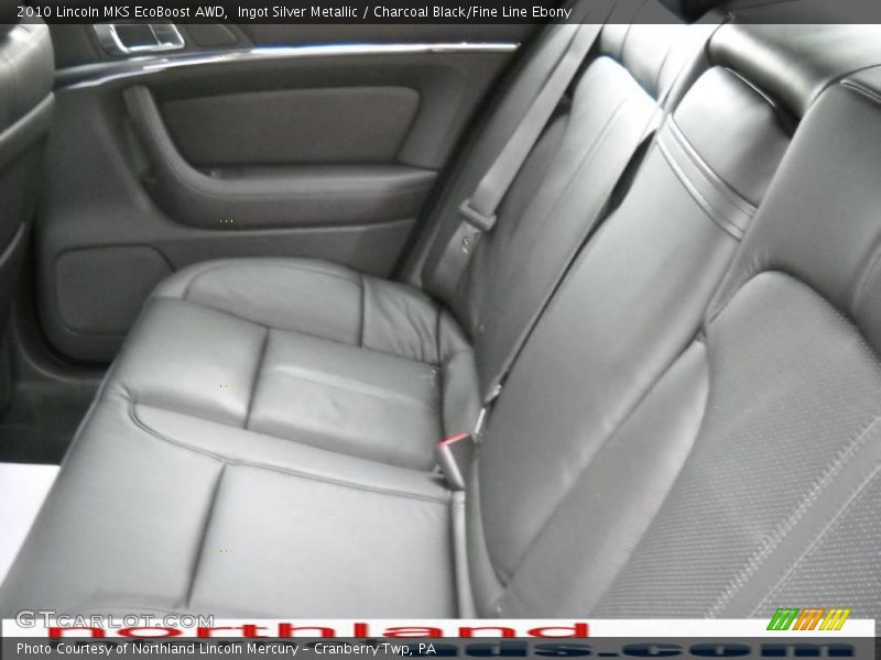 Ingot Silver Metallic / Charcoal Black/Fine Line Ebony 2010 Lincoln MKS EcoBoost AWD