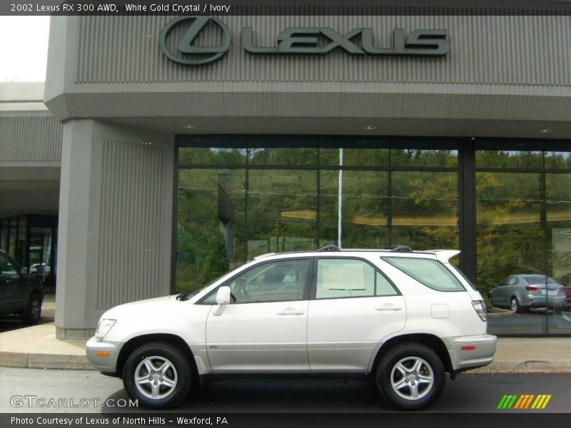 White Gold Crystal / Ivory 2002 Lexus RX 300 AWD