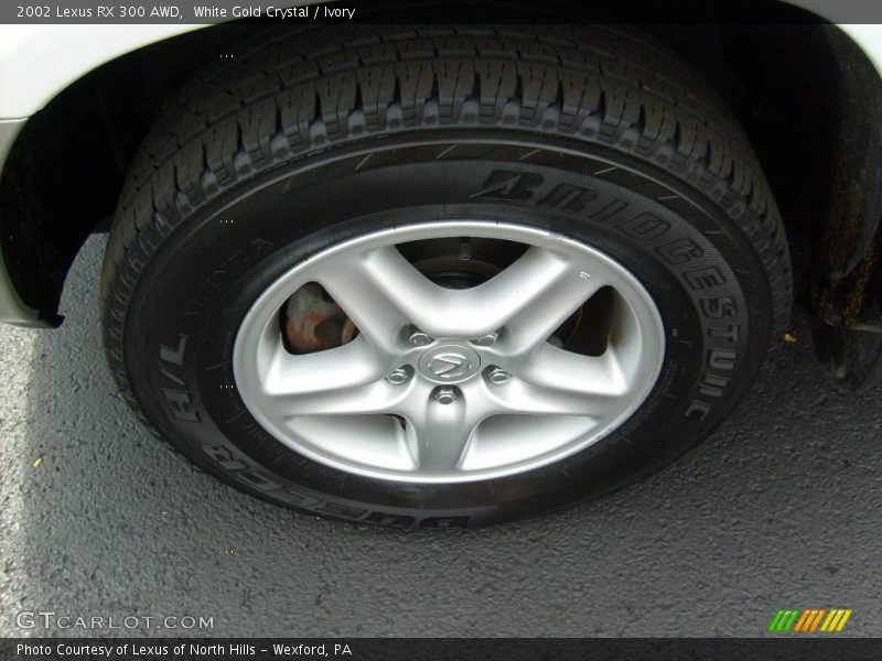 White Gold Crystal / Ivory 2002 Lexus RX 300 AWD