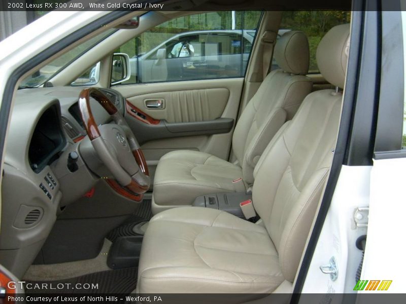 White Gold Crystal / Ivory 2002 Lexus RX 300 AWD