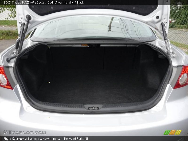 Satin Silver Metallic / Black 2003 Mazda MAZDA6 s Sedan