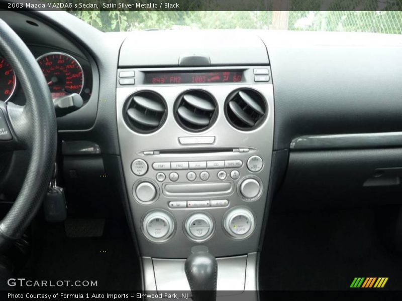 Satin Silver Metallic / Black 2003 Mazda MAZDA6 s Sedan