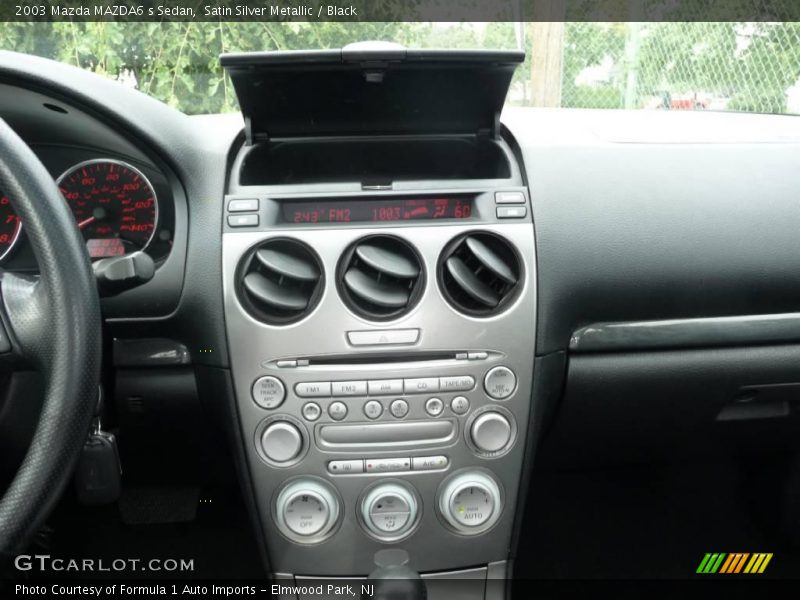 Satin Silver Metallic / Black 2003 Mazda MAZDA6 s Sedan