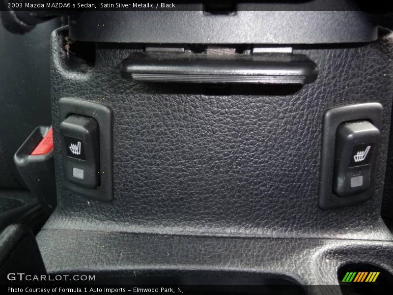 Satin Silver Metallic / Black 2003 Mazda MAZDA6 s Sedan