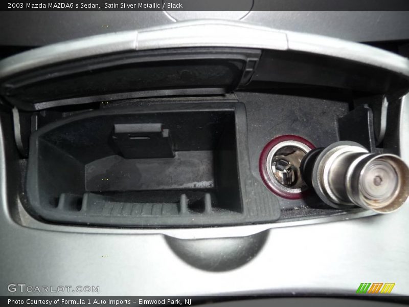 Satin Silver Metallic / Black 2003 Mazda MAZDA6 s Sedan