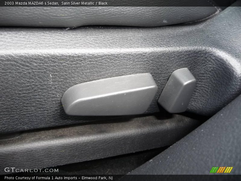 Satin Silver Metallic / Black 2003 Mazda MAZDA6 s Sedan