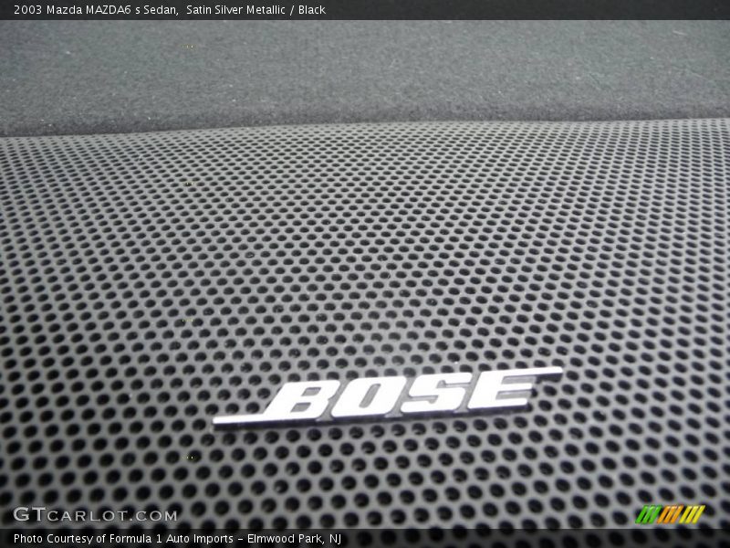 Satin Silver Metallic / Black 2003 Mazda MAZDA6 s Sedan