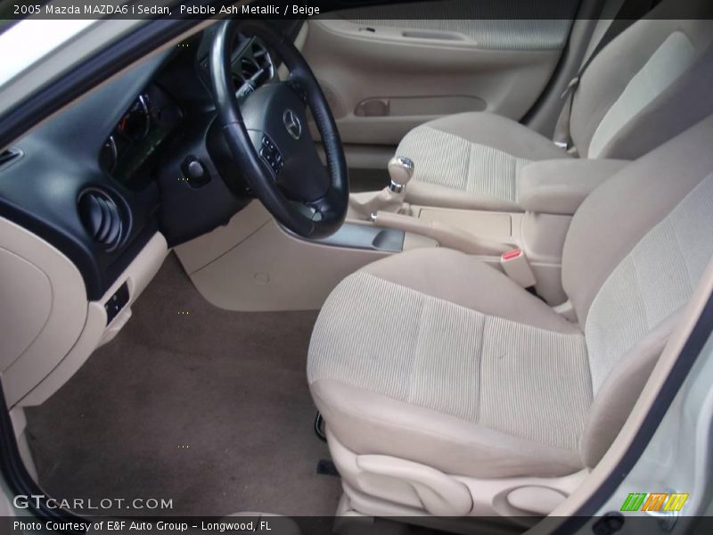 Pebble Ash Metallic / Beige 2005 Mazda MAZDA6 i Sedan