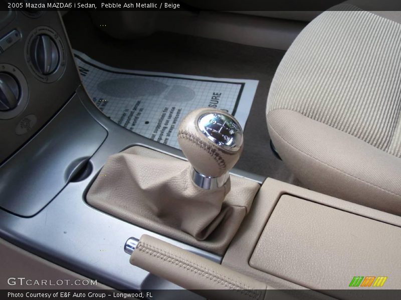 Pebble Ash Metallic / Beige 2005 Mazda MAZDA6 i Sedan