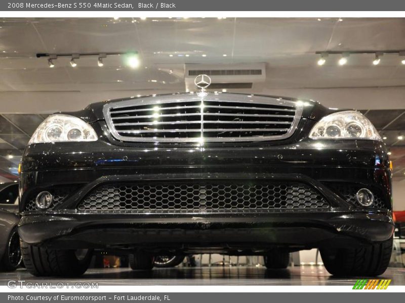 Black / Black 2008 Mercedes-Benz S 550 4Matic Sedan