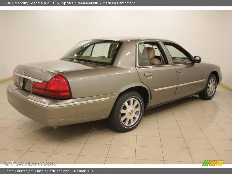 Spruce Green Metallic / Medium Parchment 2004 Mercury Grand Marquis LS