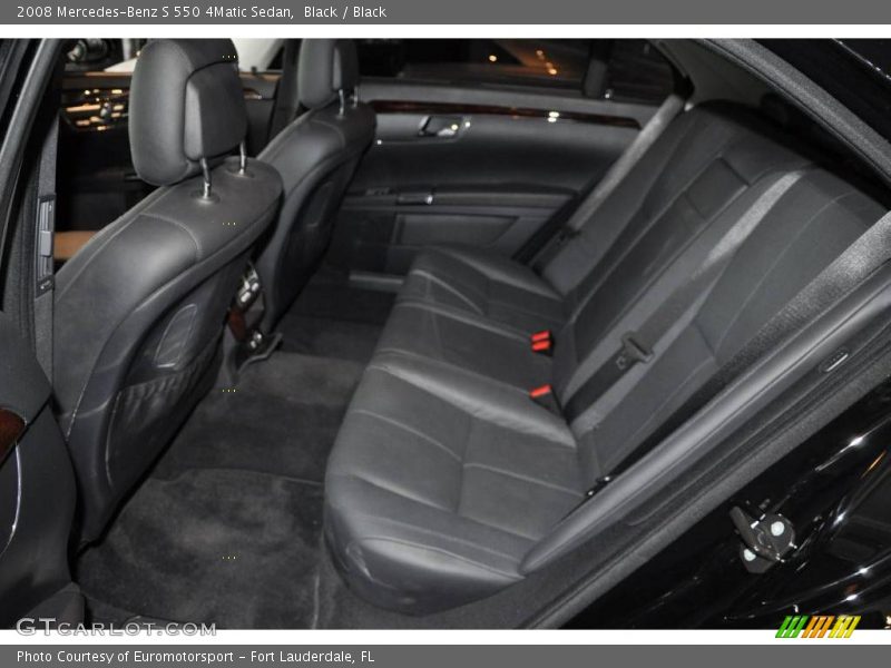 Black / Black 2008 Mercedes-Benz S 550 4Matic Sedan