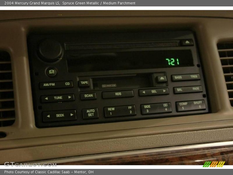 Spruce Green Metallic / Medium Parchment 2004 Mercury Grand Marquis LS