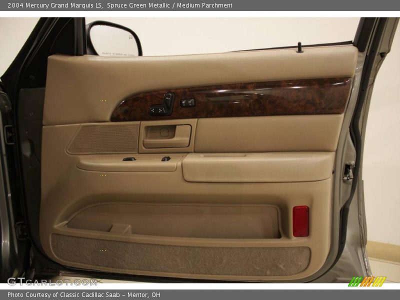 Spruce Green Metallic / Medium Parchment 2004 Mercury Grand Marquis LS