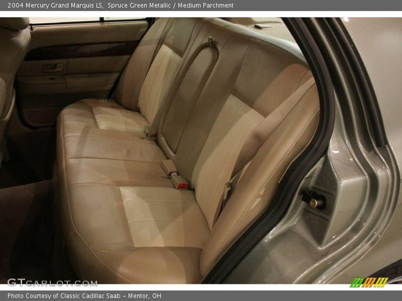 Spruce Green Metallic / Medium Parchment 2004 Mercury Grand Marquis LS